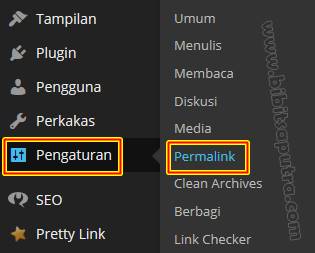 Setting Permalink Blog WP Hosting SPanel