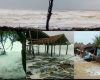 Foto-foto Banjir Rob Pantai Selatan Kebumen Suwuk Petanahan Lebupurwo Ombak Tsunami Kecil